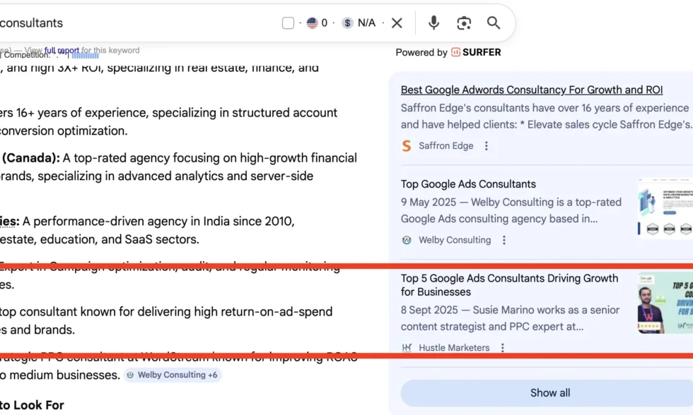 Best Google Ads Consultants ranked on AI by Himanshu Chellani, Full Stack Marketer at Growth Marketohs
