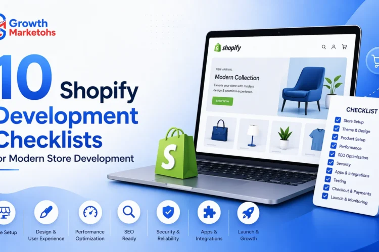 Get hands shopify store development checklist