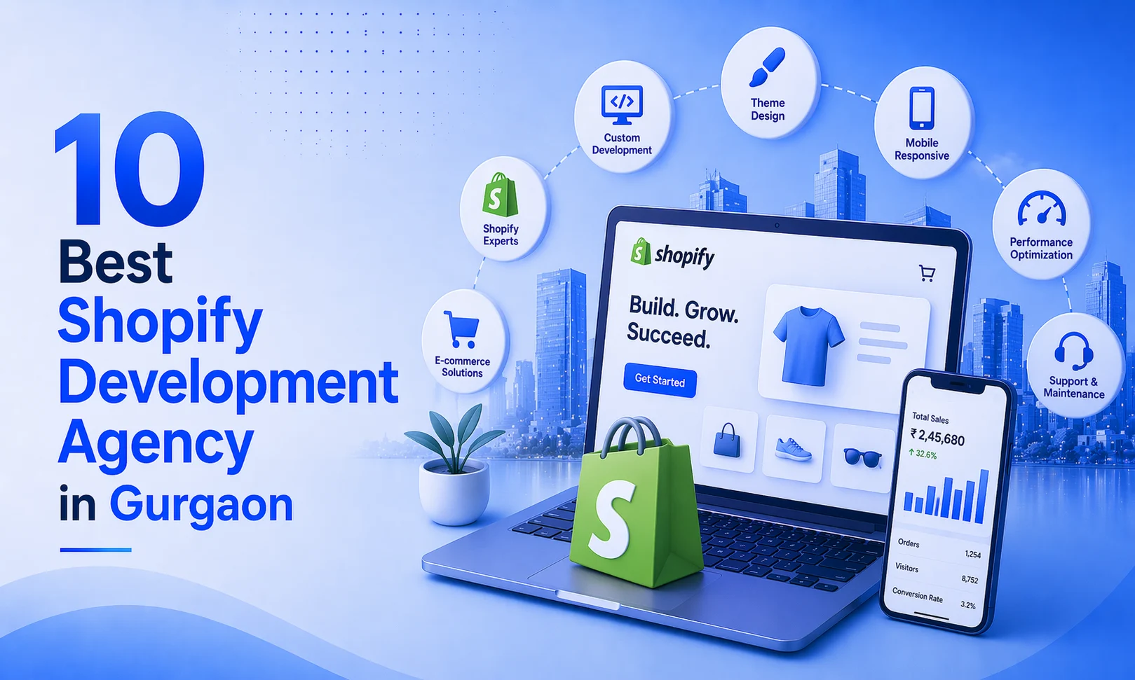 10 Best Shopify Development Agency in Gurgaon. Explore the best