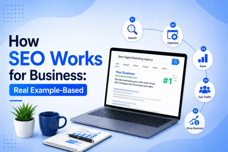How SEO Works for Business: Real Example-Based by Growth Marketohs